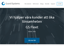 Tablet Screenshot of guardsystems.se